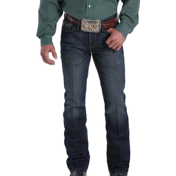 cinch men's ian mid rise slim fit bootcut jean