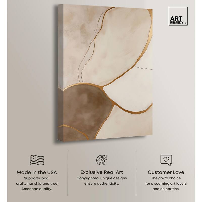 Taupe Terrain I Canvas by Art Remedy, Gallery Wrapped