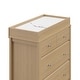 preview thumbnail 11 of 43, Storkcraft Carmel 3-Drawer Chest with Changing Topper