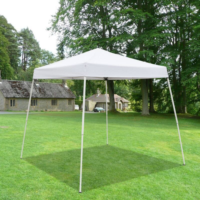 3 x 3M Portable Home Use Waterproof Folding Tent White/Blue - White