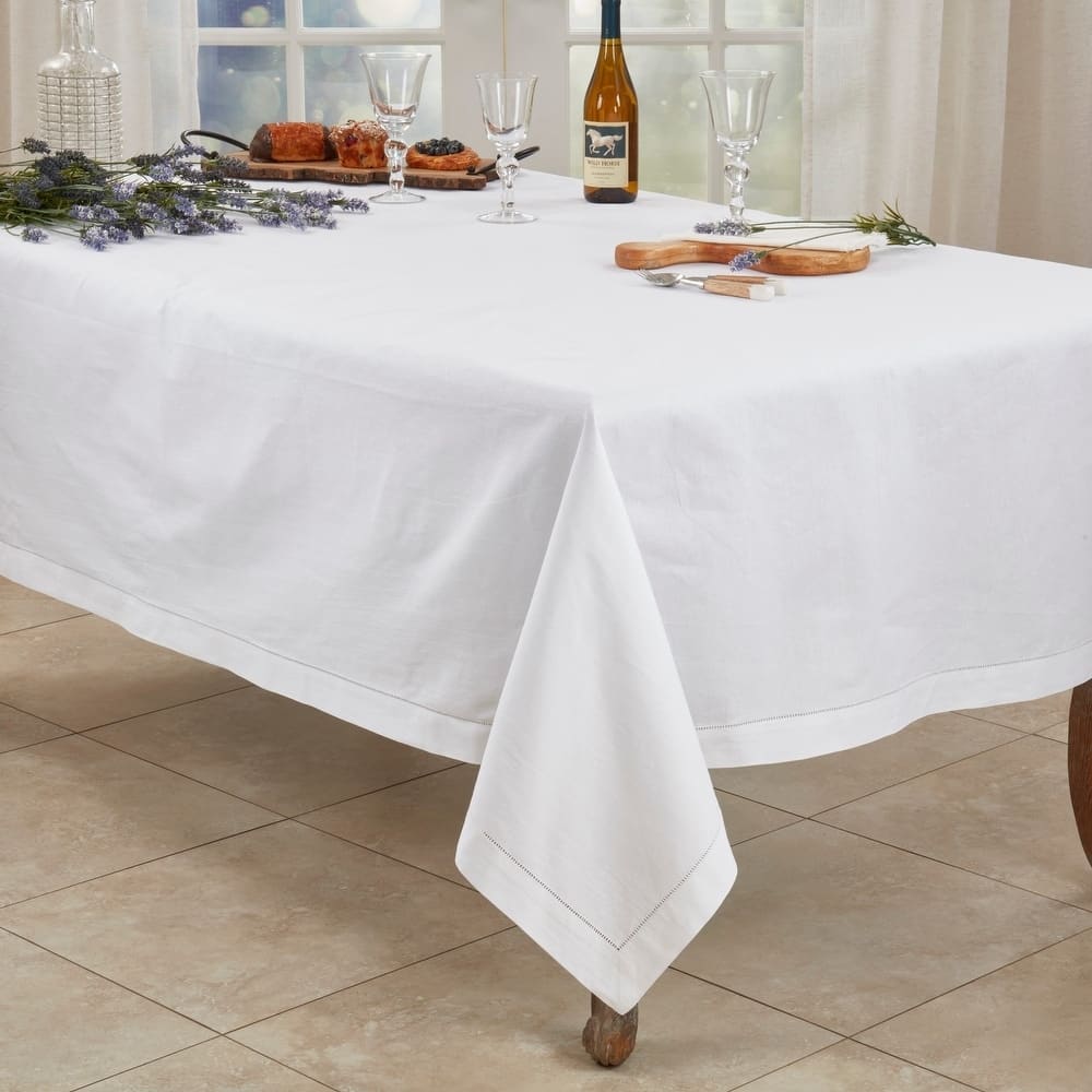 Rochester Collection Hemstitched Tablecloth