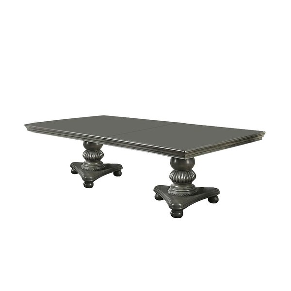 Transitional Expandable Dining Table. Opens flyout.