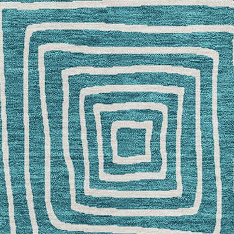 HomeRoots Geometric Transitional Rectangle Outdoor Rug