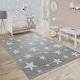 preview thumbnail 17 of 18, Kids Rug with Stars for Nursery Starry Sky in grey, pink and green