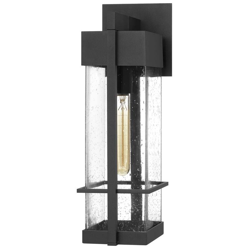 James Allan Kenneth 19" Tall Outdoor Wall Sconce - Earth Black
