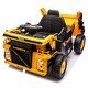 preview thumbnail 7 of 18, Remote-Controlled 12V Kids Dump Truck with Multimedia, Volume Adjustment, and Electric Dump Bed for Children 3-5
