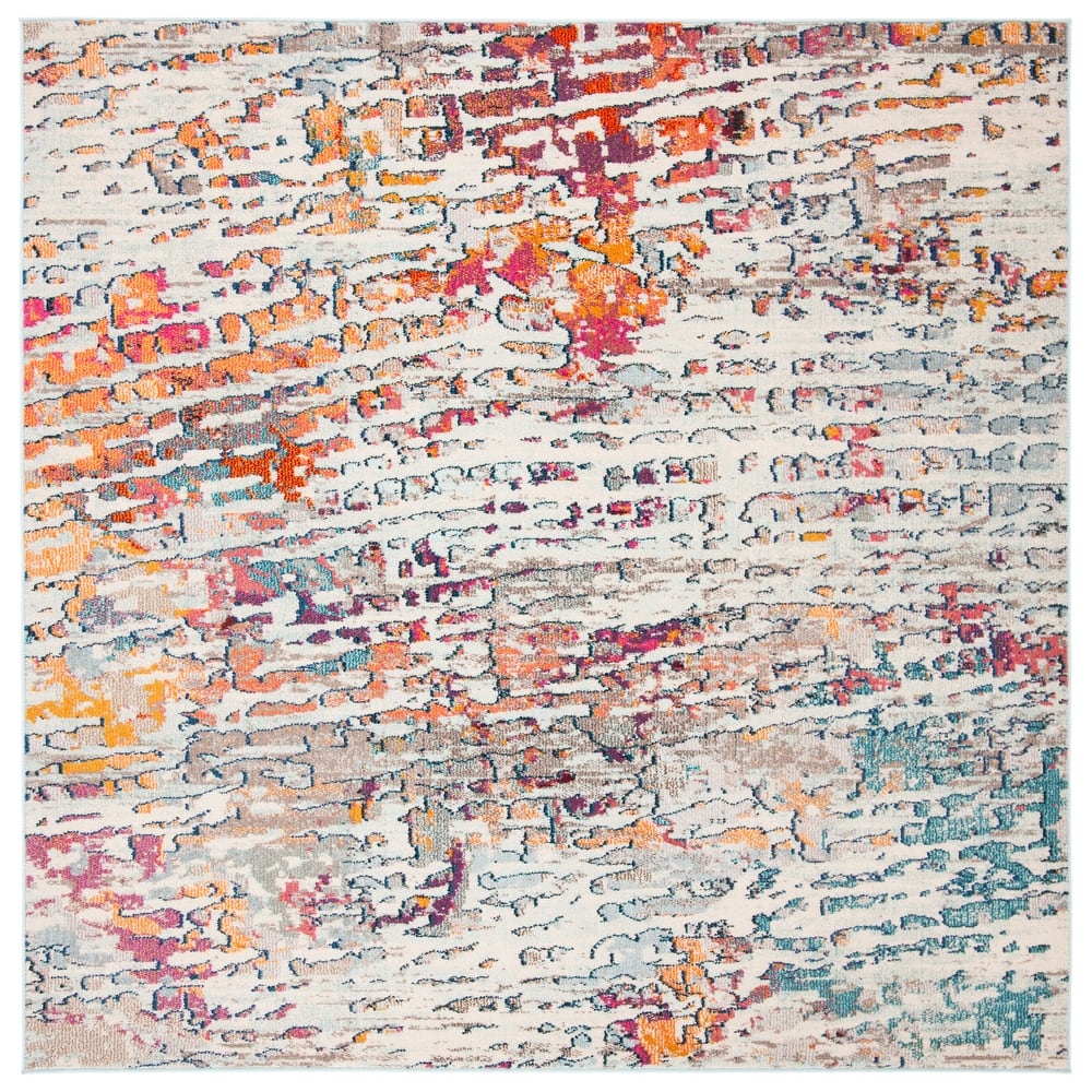 SAFAVIEH Madison Erlinda Vintage Boho Abstract Rug