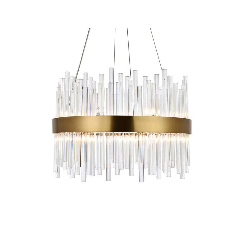 Gold Chandelier Clear Crystal