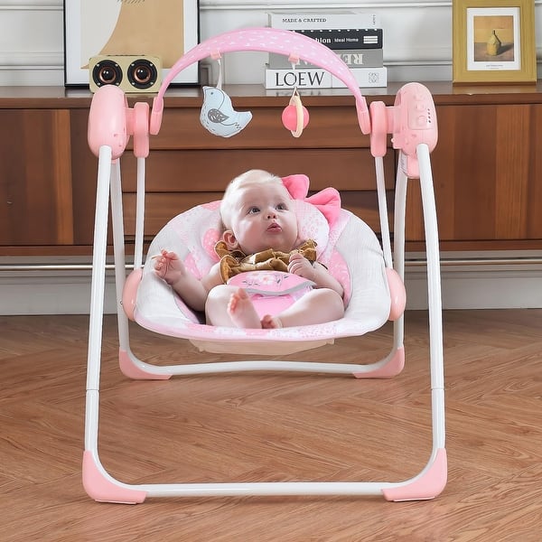 T TICCI Baby Swings For Infants, Smart Portable Baby Swing
