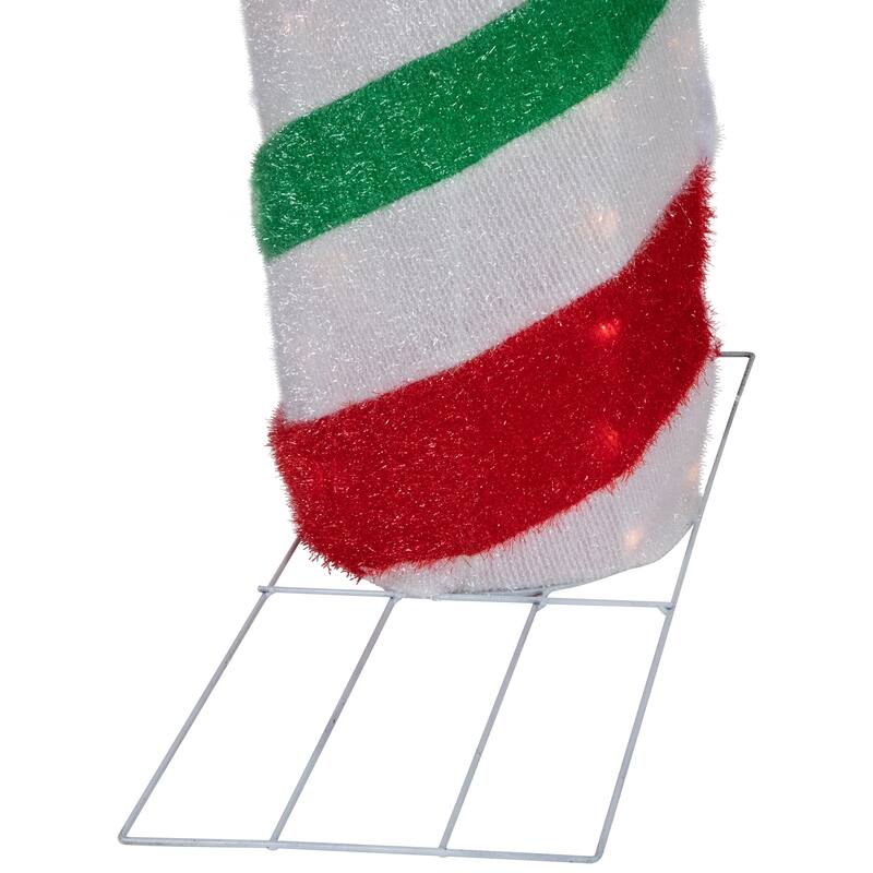 7' Lighted Double Candy Cane Archway Outdoor Christmas Decoration