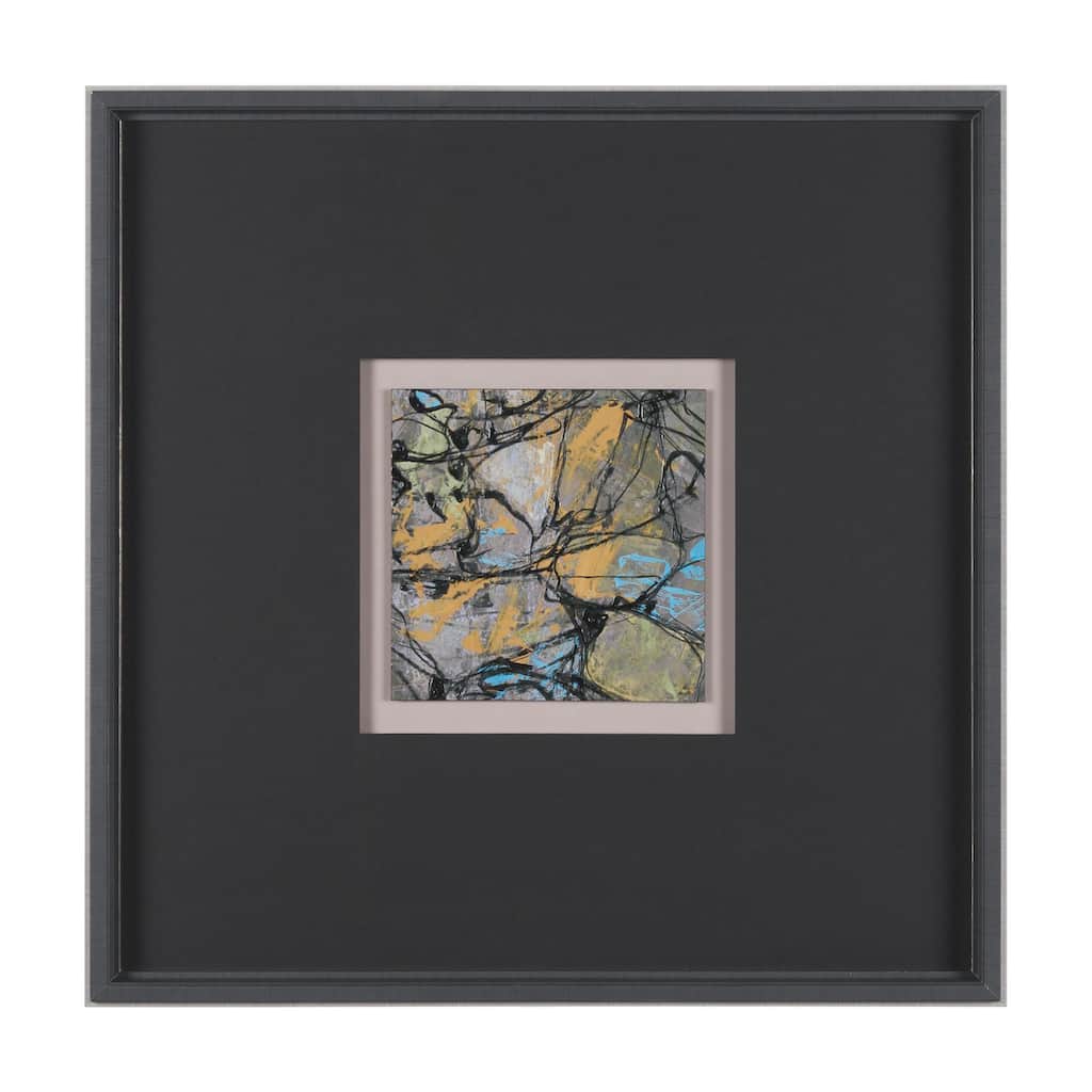 Passtime III by Mercana Studio a Hand Embelished Textured Framed Art Print Matted under Glass