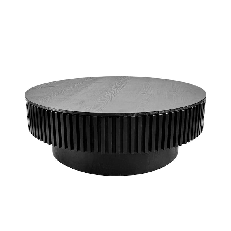 Storage Modern Coffee Table 39.37'' Round Tea Coffee Table