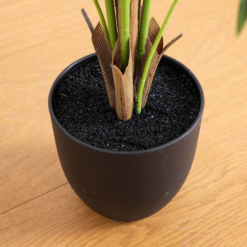 Potted Areca Palm Artificial Tree - 4'