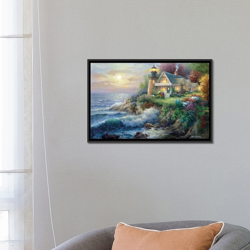 iCanvas "Guardian Of The Sea" by Nicky Boehme Framed Canvas Print