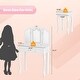 preview thumbnail 9 of 51, Kids Vanity Set with Mirror Makeup Dressing Table with Drawer
