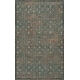 preview thumbnail 2 of 6, Petunia Distressed All-Over Floral Border Non-Slip Machine-Washable Rug