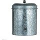 preview thumbnail 1 of 0, Amici Pet Puppy Paws Galvanized Metal Food Canister, Medium, 104 oz - Silver Silver
