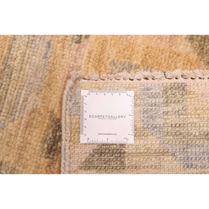 ECARPETGALLERY Hand-knotted Mystique Beige Wool Rug - 9'1 x 11'10