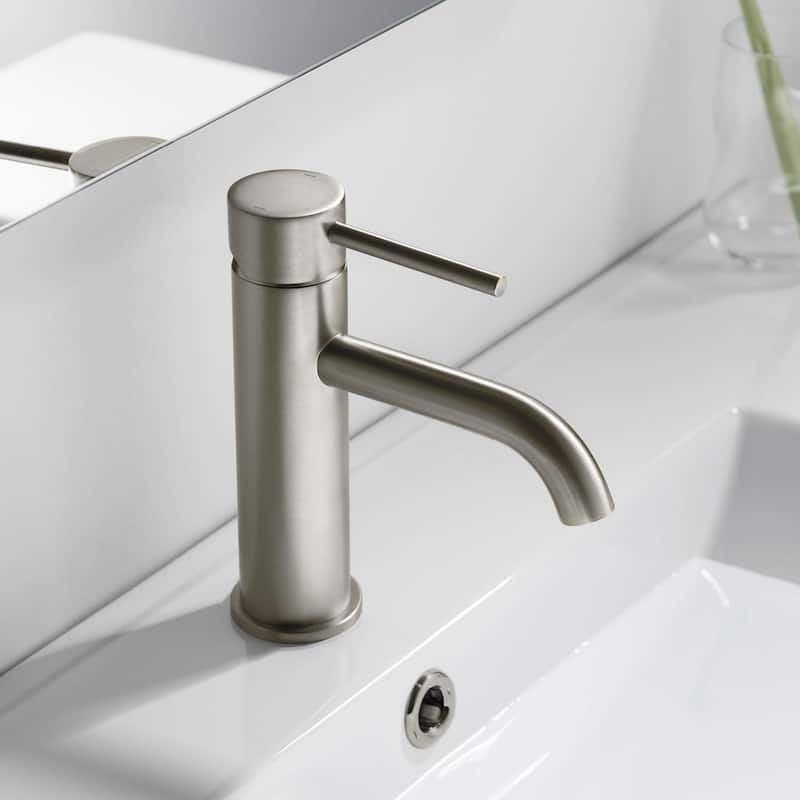 Single Handle Bathroom Sink Faucet with Pop Up Drain