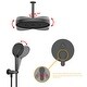 preview thumbnail 3 of 26, 12 inch Wall-Mounted Round Shower System with Rough-in Valve and Handheld Shower