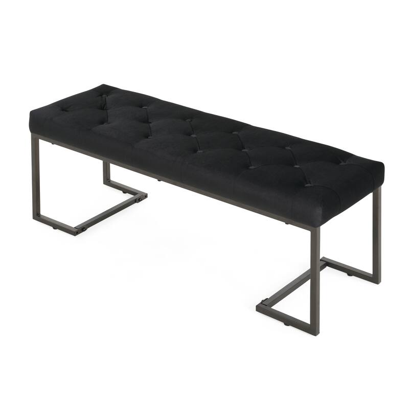 Upholstered Button Tufted Bench