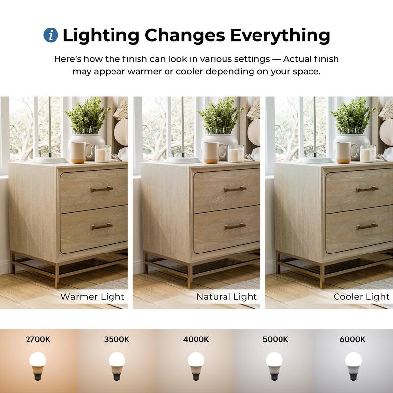 Furniture of America Drayden Modern Light Oak Solid Wood 6-Piece Bedroom Set