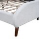 preview thumbnail 38 of 51, Whimsical Full Platform Bed with Sheep Horns and Upholstered Headboard