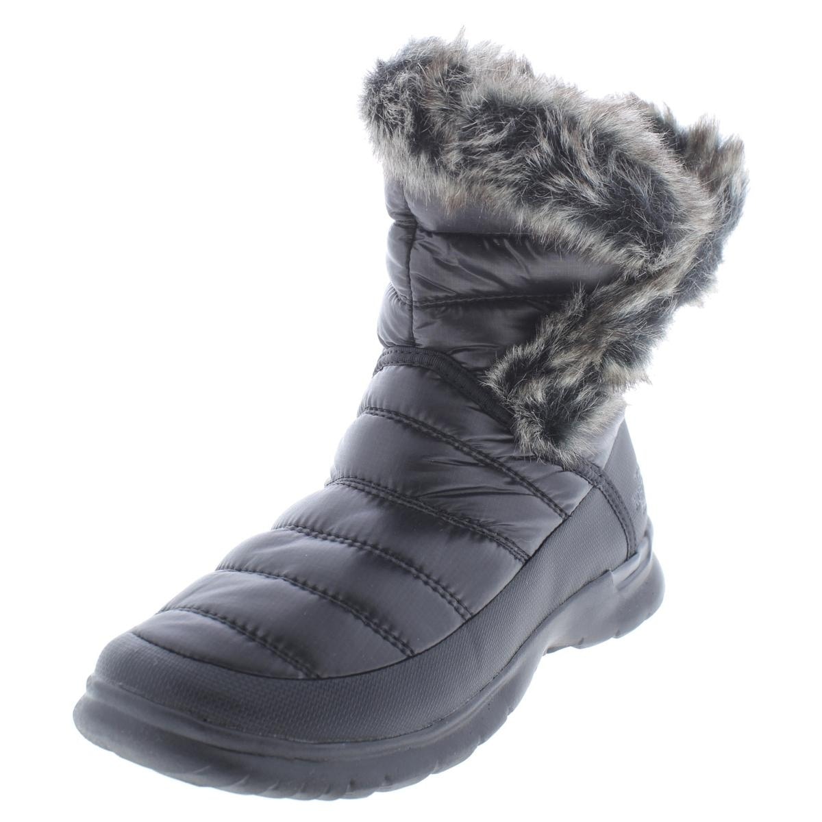 fur north face winter boots womens