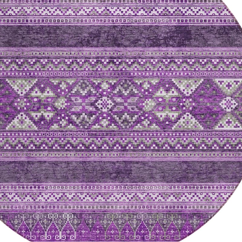 HomeRoots Southwestern Transitional Rectangle Outdoor Rug