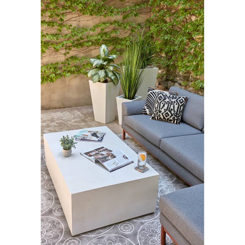 Urbia Bloc Rectangular Concrete Coffee Table