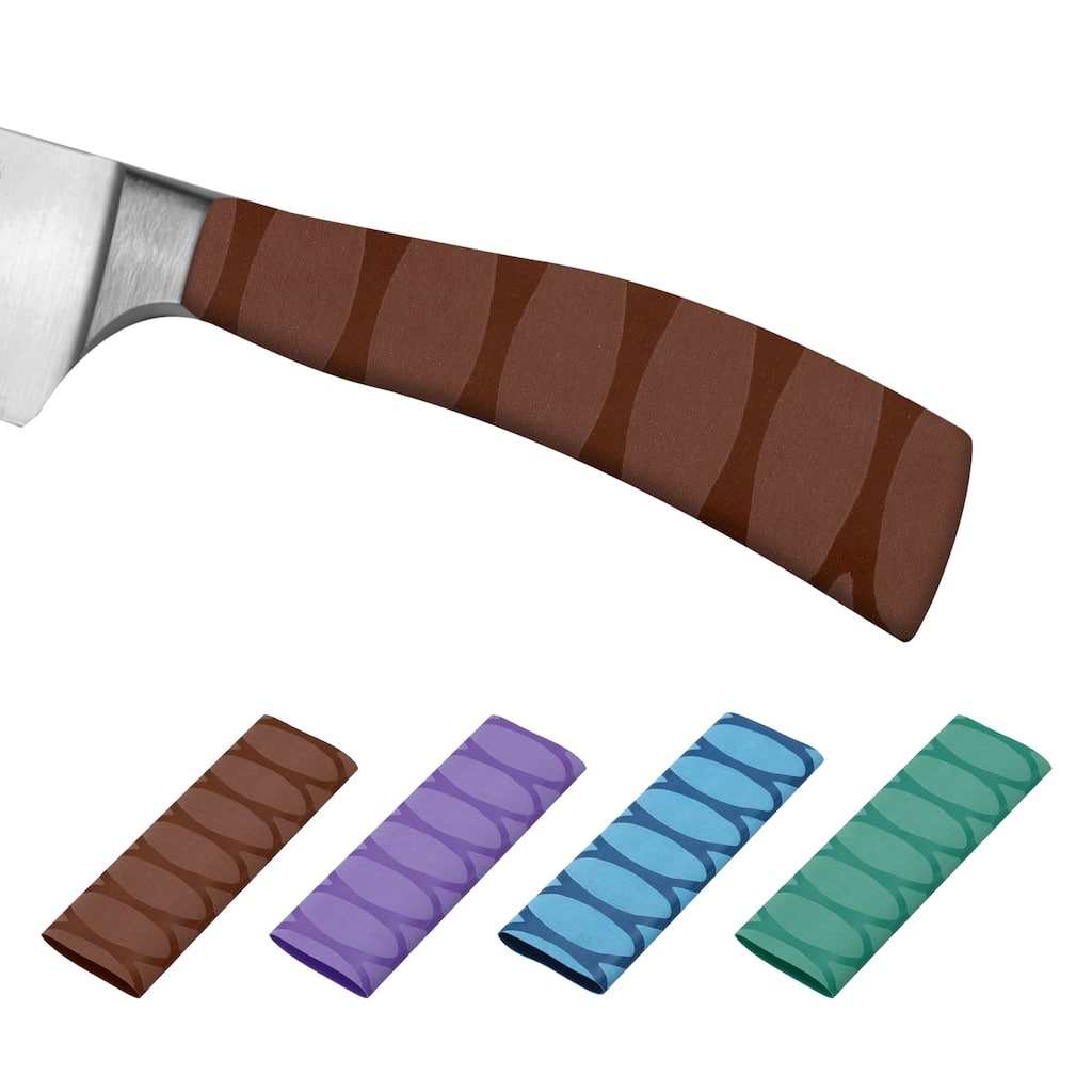 4PCS Cutting Knife Handle Heat Shrink Sleeve, Oval Pattern