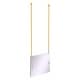 preview thumbnail 3 of 26, Allied Brass Frameless Rectangular Landscape Ceiling Hung Mirror with Beveled Edge Spanish Gold