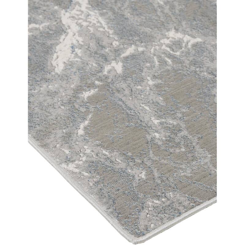 Texo Abstract Modern Woven Soft Durable Area Rug By HomeRoots - 120' X '96' X '0.39