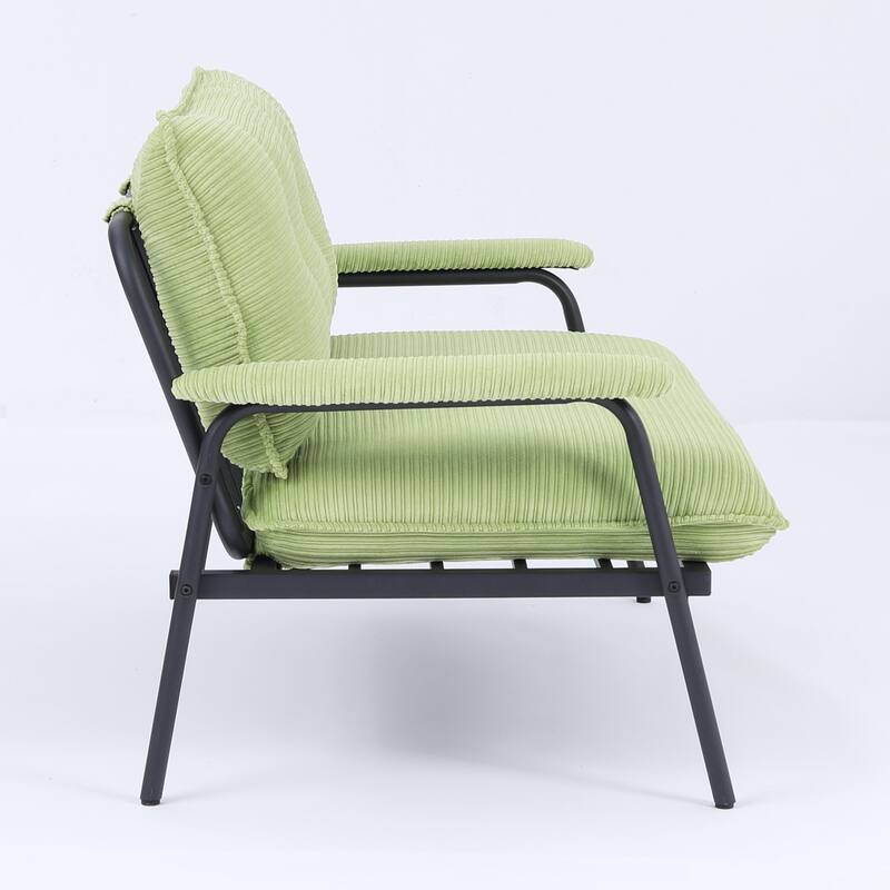 The 53-Inch Sofa Offers A Spacious Layout In The Small Apartment