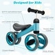 preview thumbnail 16 of 18, 4 Wheels Baby Balance Bike Toy - 18.5" x 7.5"x 14.5"