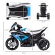 preview thumbnail 12 of 14, Aosom Licensed 6V Kids Ride on Motorcycle, Off-Road Battery Powered Three Wheels Dirtbike with USB, AUX