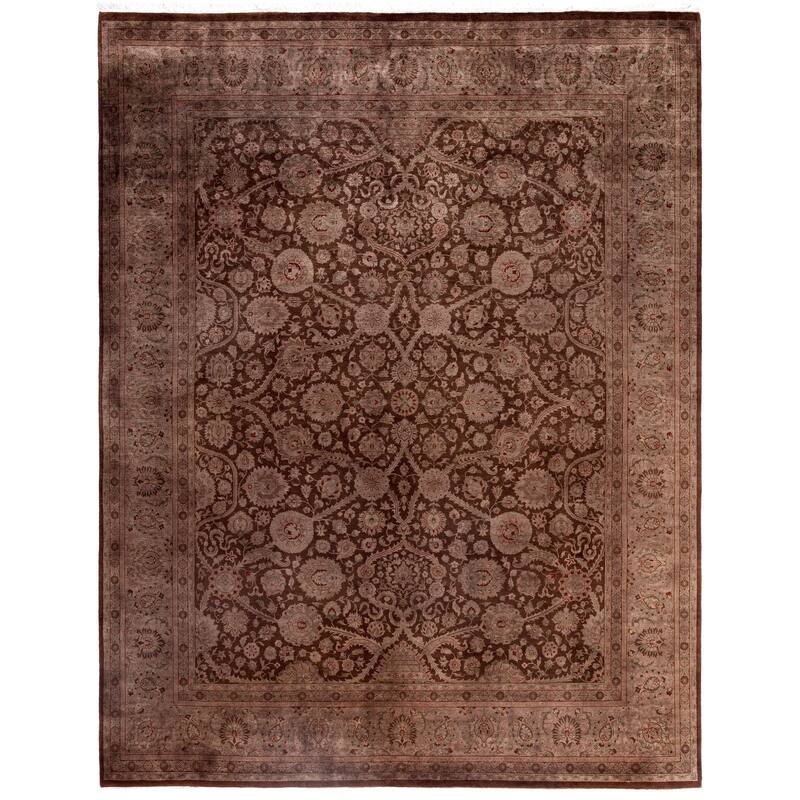 Overdyed One-of-a-Kind Hand-Knotted Area Rug - Brown - 8' 2" x 10' 5"