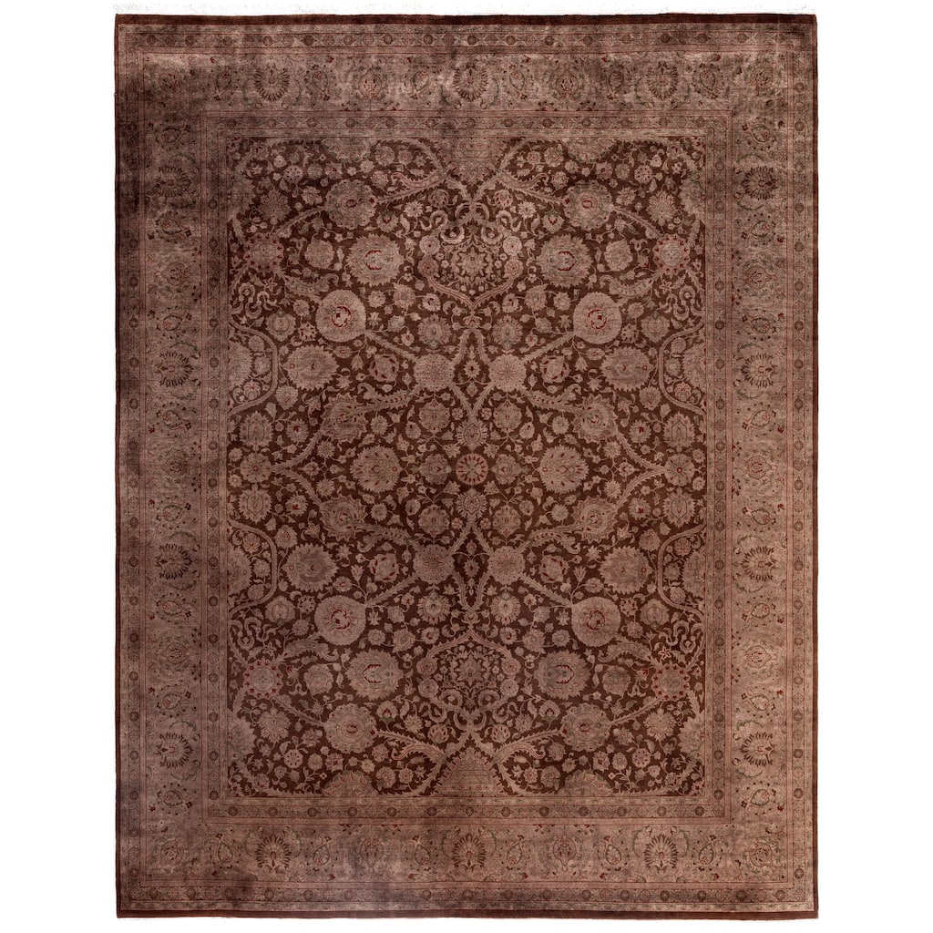 Overdyed One-of-a-Kind Hand-Knotted Area Rug - Brown - 8' 2" x 10' 5"
