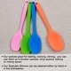 preview thumbnail 5 of 5, 4 Pcs Silicone Spatula Heat Resistant Non Stick Kitchen - 8.3" x 1.57"(L*W)