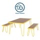preview thumbnail 28 of 30, The Novogratz Poolside Collection Paulette Outdoor Table and Bench Set