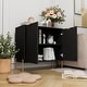 preview thumbnail 31 of 56, Clihome 2-Door Storage Media Accent Buffet Sideboard