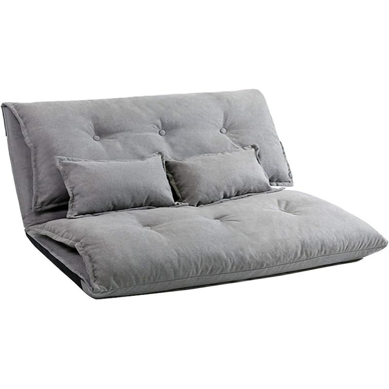 Contemporary and Adaptable Sofa Bed Set with Floor Placement, 2 Pillows
