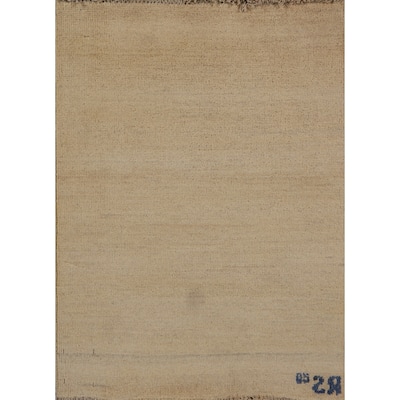Gabbeh Oriental Foyer Rug Hand-Knotted Wool Carpet - 2'3"x 3'0"