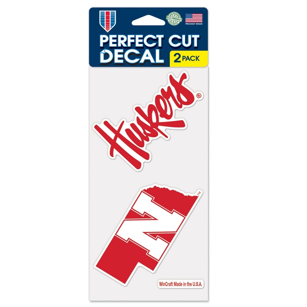 Shop Nebraska Cornhuskers Set Of 2 Die Cut Decals Overstock 22069647