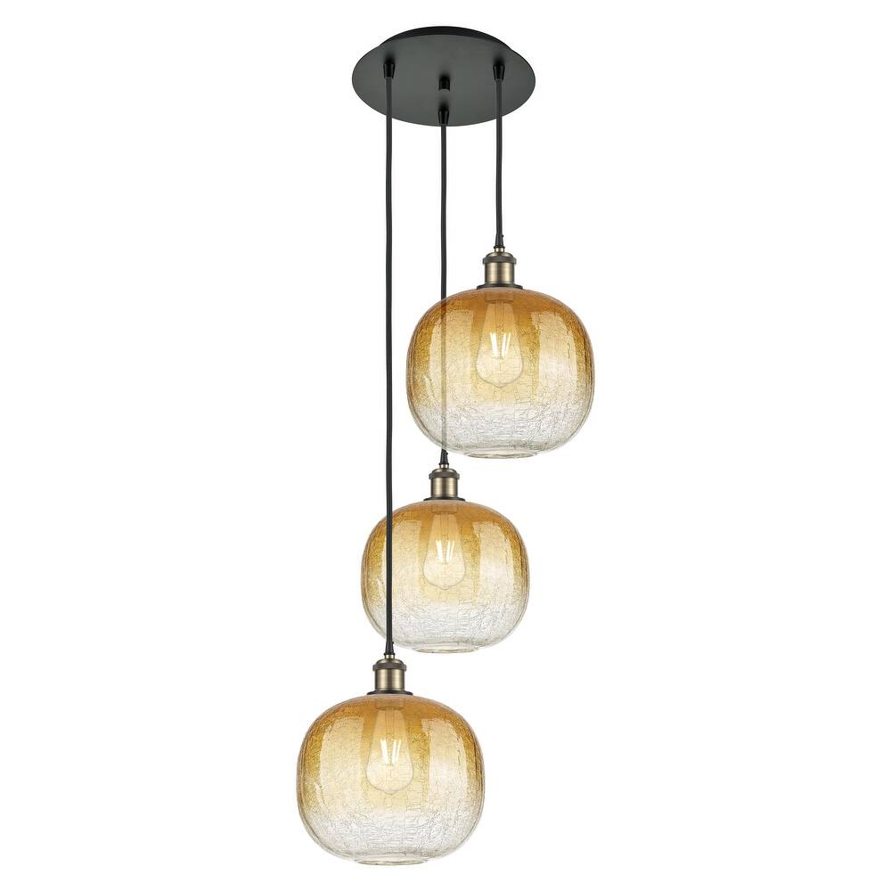 Innovations Lighting Endless Possibilities Ballston - Brookhaven Sphere - 3 Light 17" Cord Hung Multi Pendant