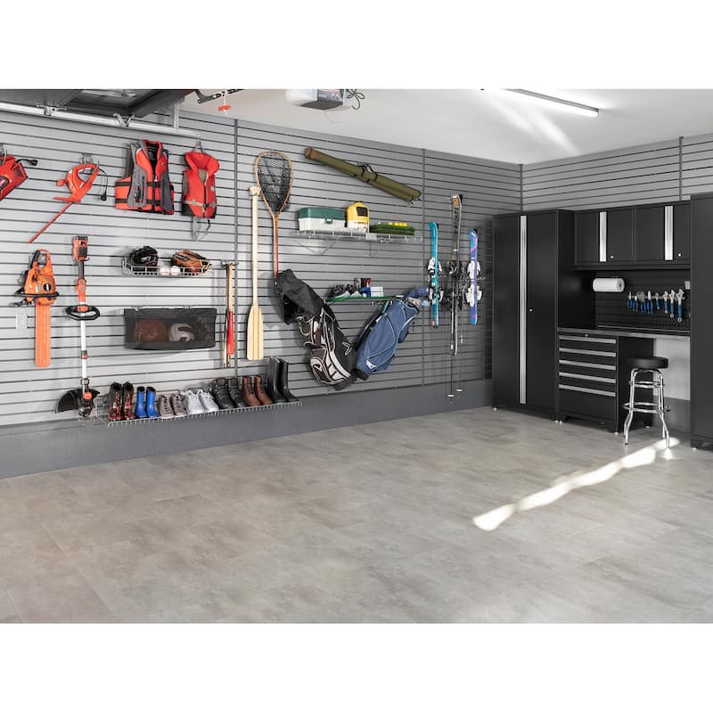 NewAge Products 40 sq ft. PVC Slatwall (Pack of 6)