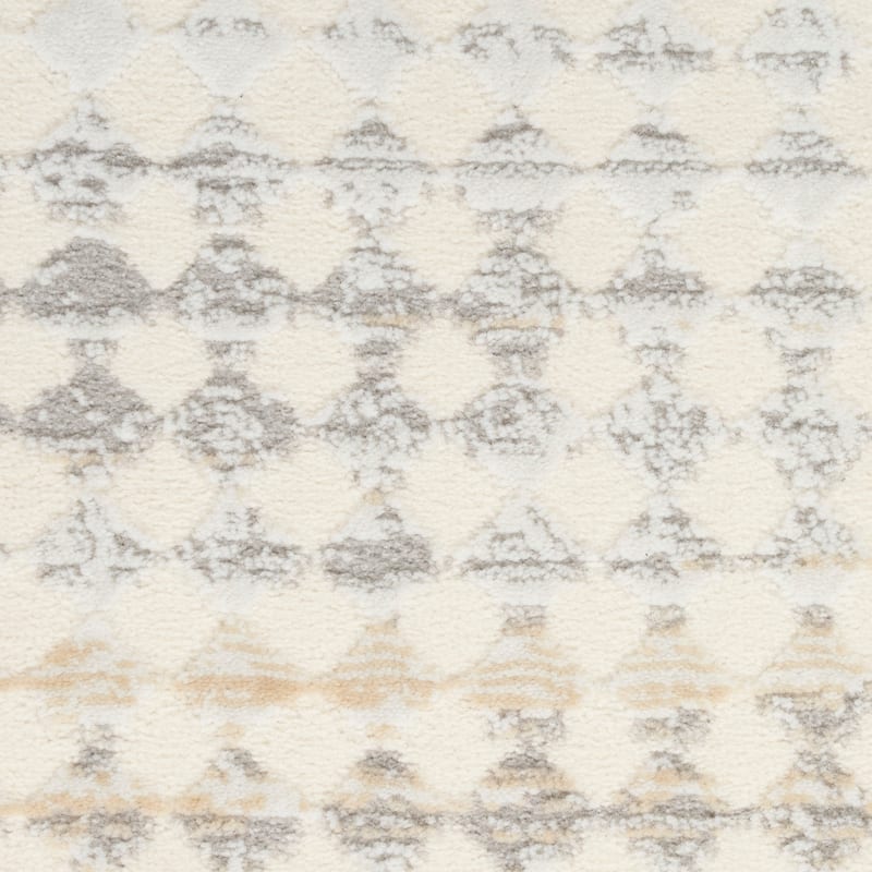 Calvin Klein CK950 Rush Indoor only Cream / Ivory Geometric Area Rug - 5' 3" x 7' 3" - Multicolor/Ivory - Rectangle