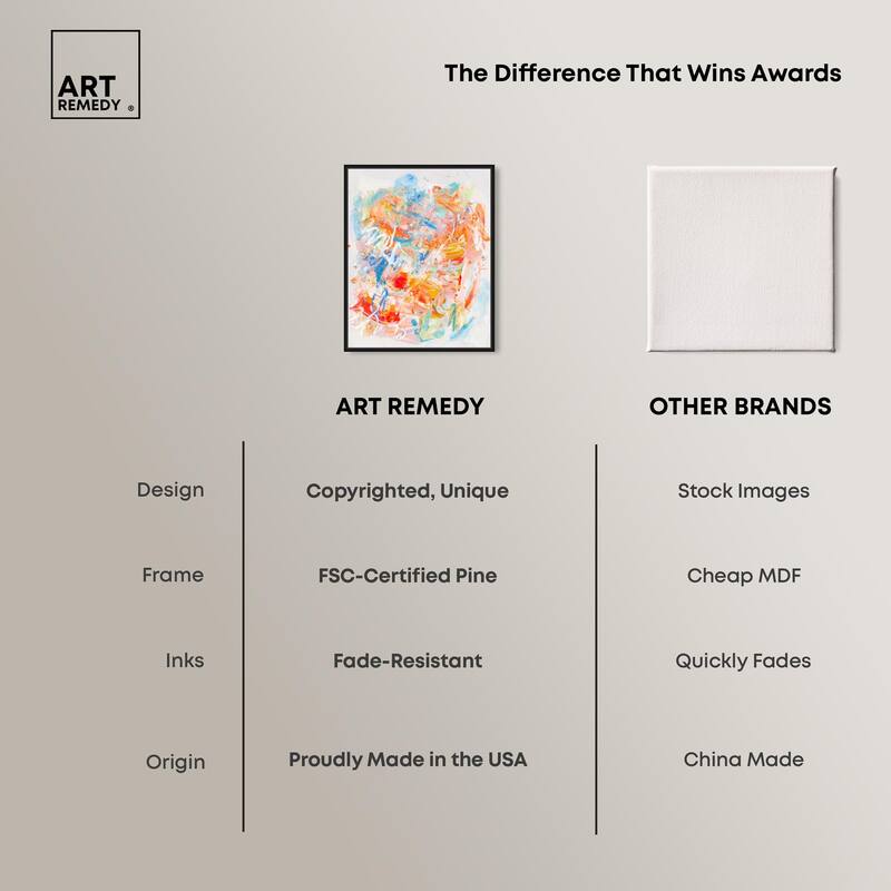 Swirling Hues I Canvas by Art Remedy