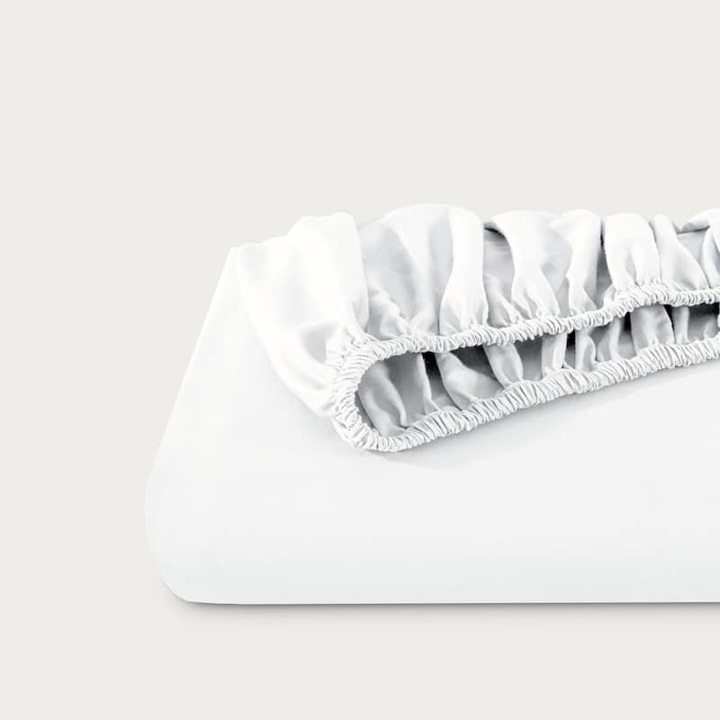 Bare Home Organic Cotton Fitted Sheet - Smoth Sateen Weave