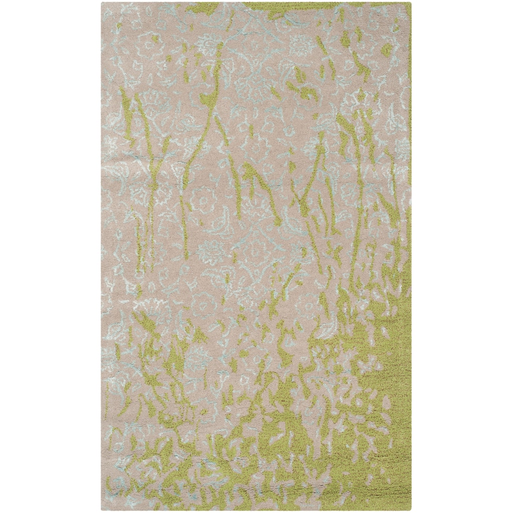 SAFAVIEH Handmade Bella Fitnat Modern Floral Wool Rug